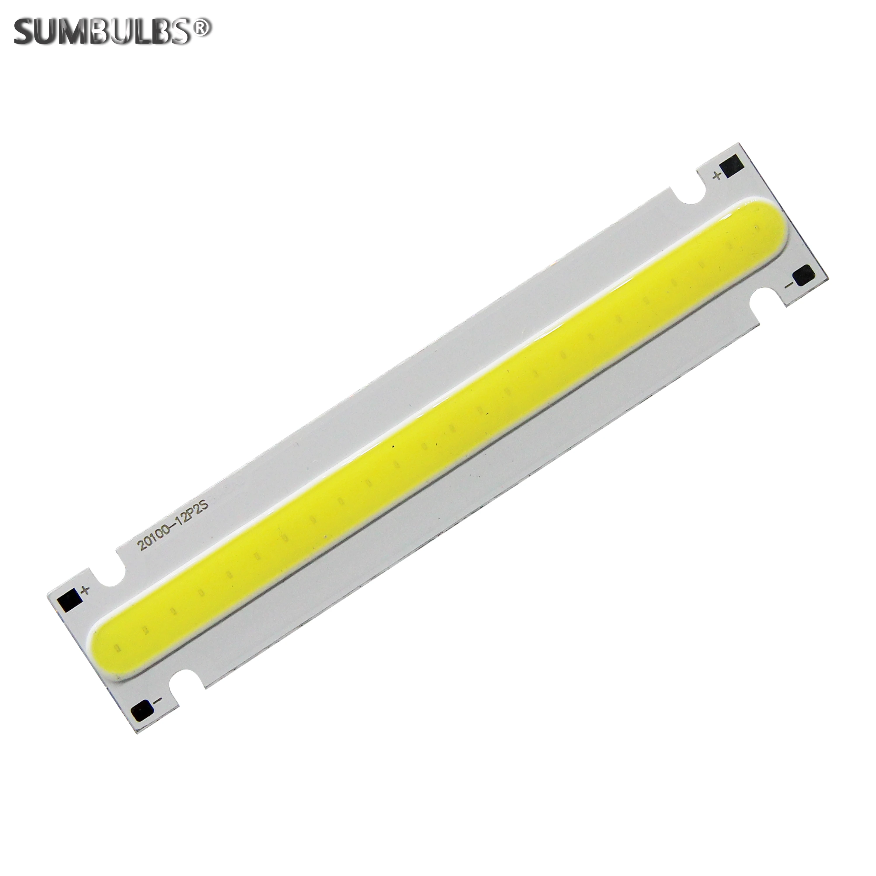 SUMBULBS 제조소 LED COB 모듈 라이트 하드 스트립, DIY 램프용 전구, DC 6V 600LM, 10x2cm, 3000K, 6500K