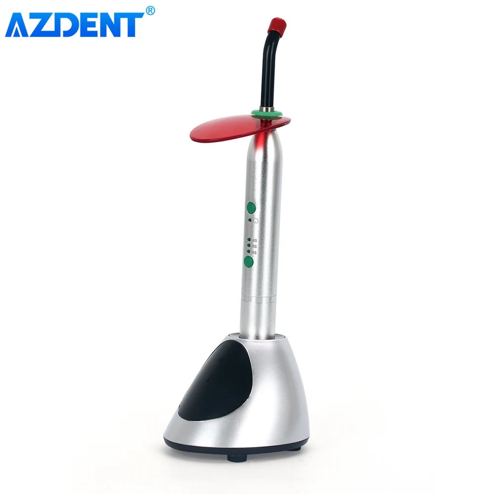 AZDENT Стоматологическая беспроводная светодиодная ортодонтическая полимеризационная лампа Модель YS-C Полимеризационная лампа 2000 МВт/с ㎡
