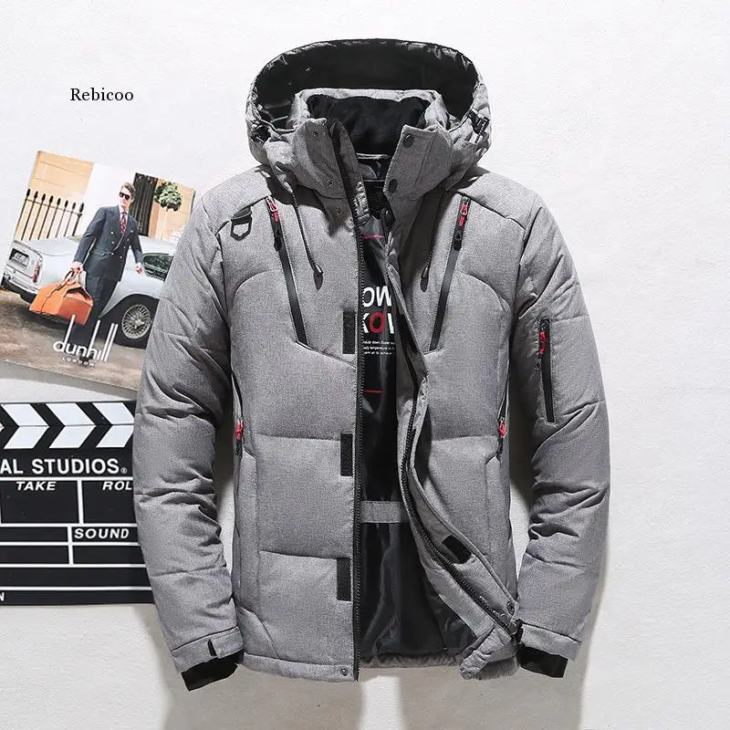 Winter Thick Jacket Men High Quality Windbreaker Hooded Parka Men Casual Outwear Warm Jacket Size M-4Xl