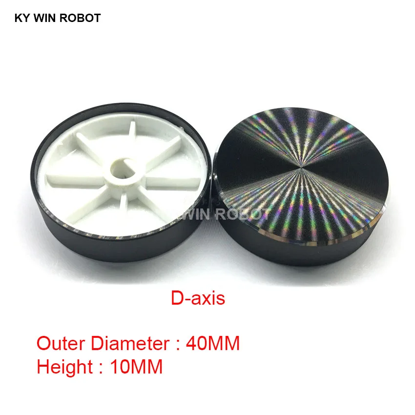 

1 pcs 40x10mm 6mm Shaft Hole Aluminum Alloy Potentiometer Knob Volume Control Knob Audio Knob Black (D-axis)
