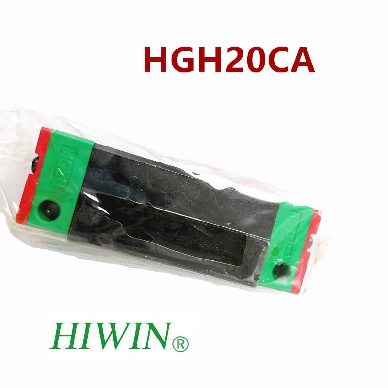 Imagem -03 - Rolamento Linear Original Hiwin Hgh20ca Alta Precisão de Taiwan Bloco Trilho Hiwin Hgh20calateral Hgh20 Deslizante Pacote de Plástico