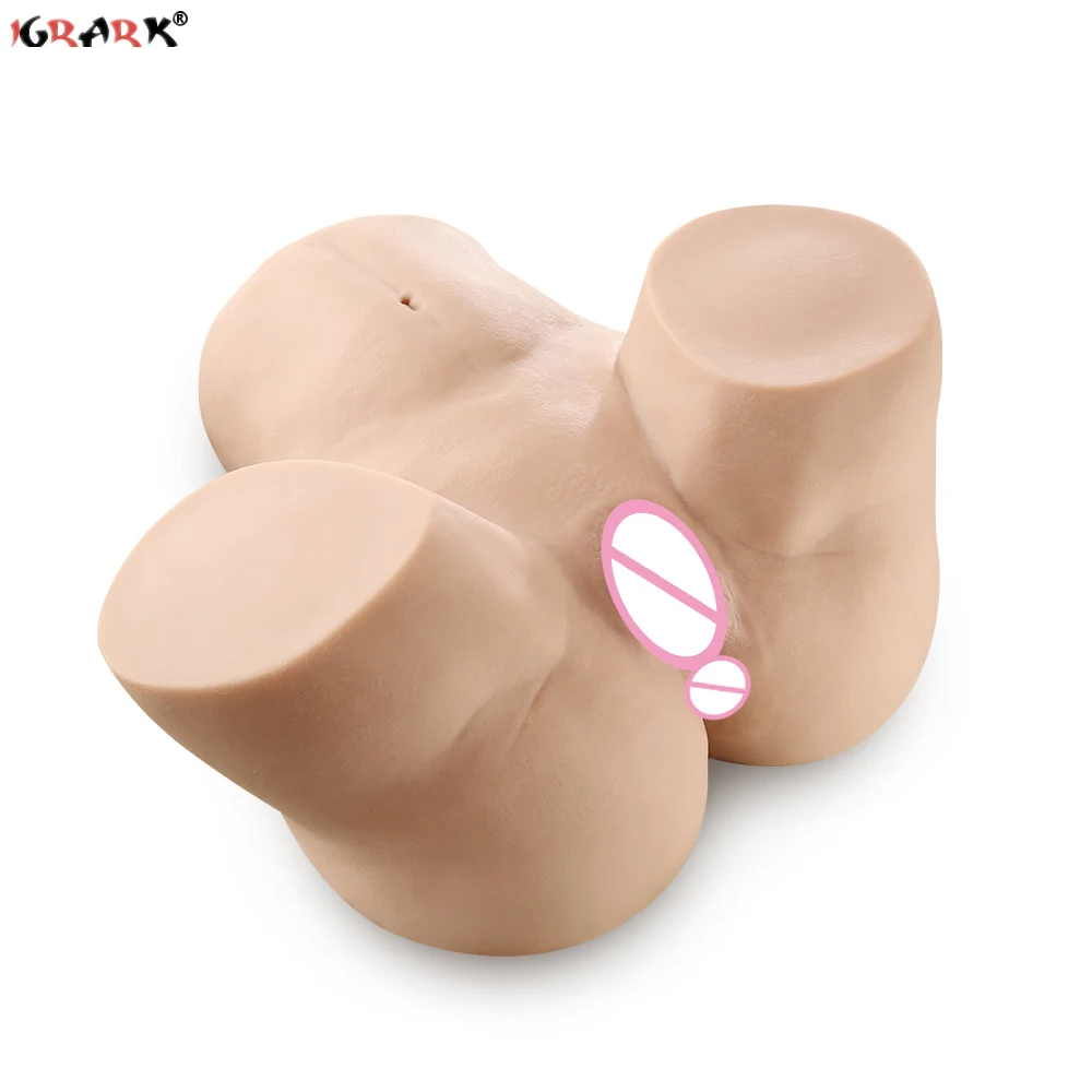 15KG 3D Realistic Silicone Big Ass Masturbate Sex Doll Toy for Men Real Vagina Anal Pussy Dual Channel Male Masturbator Sexy Gay