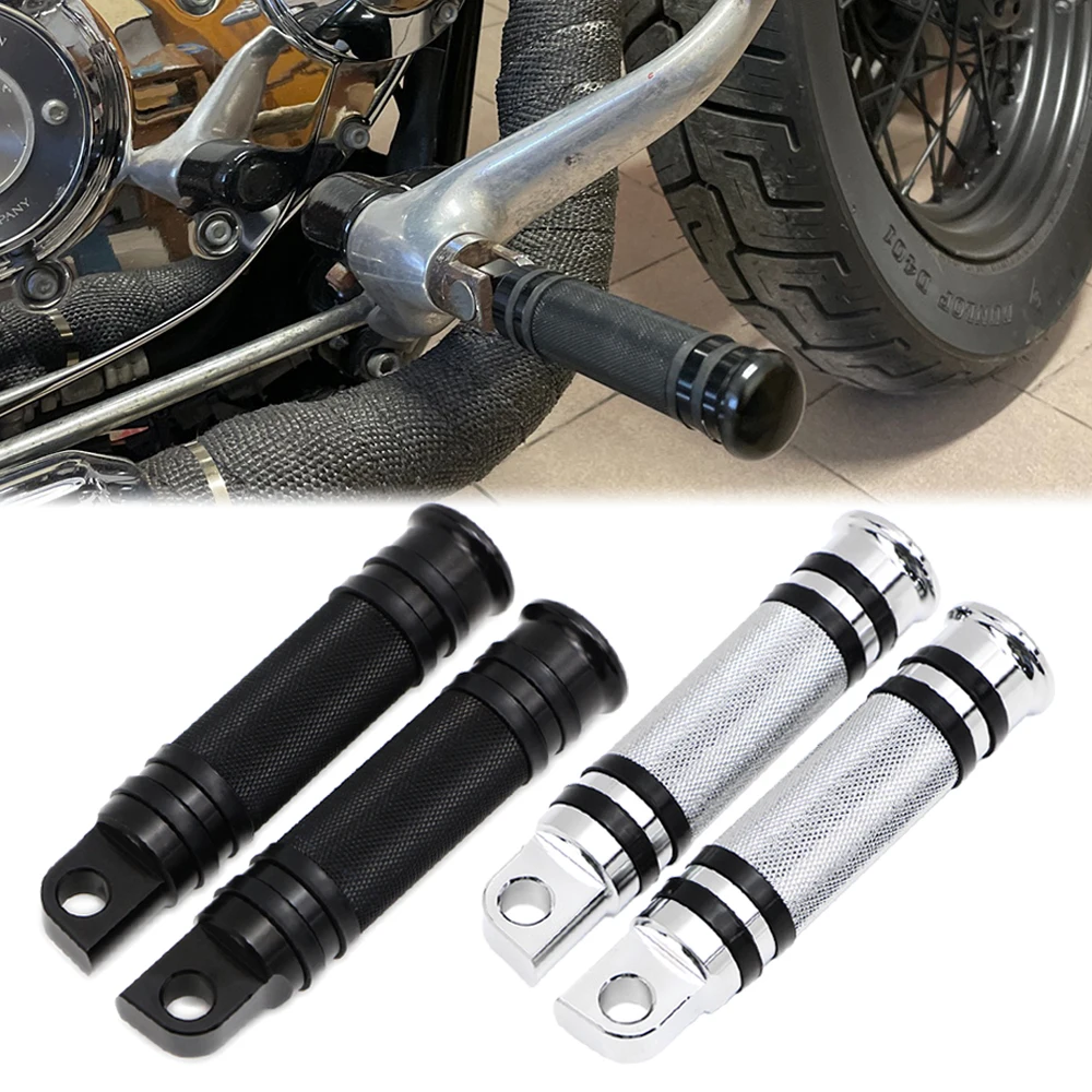 

Motorcycle Foot Pegs for Harley-Davidson Dyna / Electra Glide / Fatboy / Softail / Sportster Male Peg Mount CNC Footrest Pedal