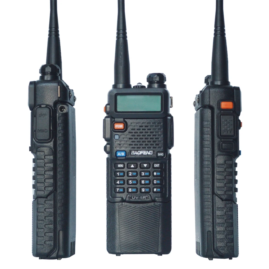 Walkie Talkie com bateria grande, Estação Receptora de Rádio, Walkie-Talkie Poderoso 2-Way, Top UV 5R, 10km, 3800mAh, UV-5R, CB, 8W