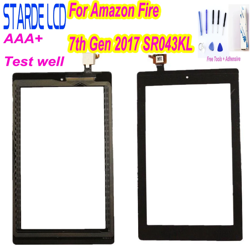 7 Inch for Amazon Kindle Fire 7th 2017 SR043KL Touch Screen Digitizer Replacement Repair Part