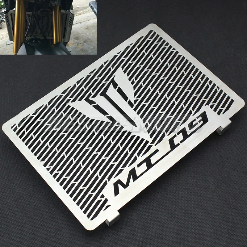 

Motorcycle Silver Radiator Grille Guard Protection Cover For Yamaha MT09 MT-09 Tracer FZ09 FZ-09 2014 2015 2016 2017 2018 2019