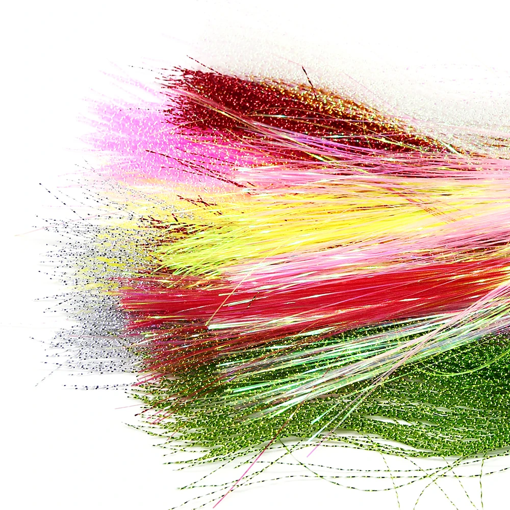 Material para atar moscas MNFT – Flashabou espiral y Crystal flash - imagen 4