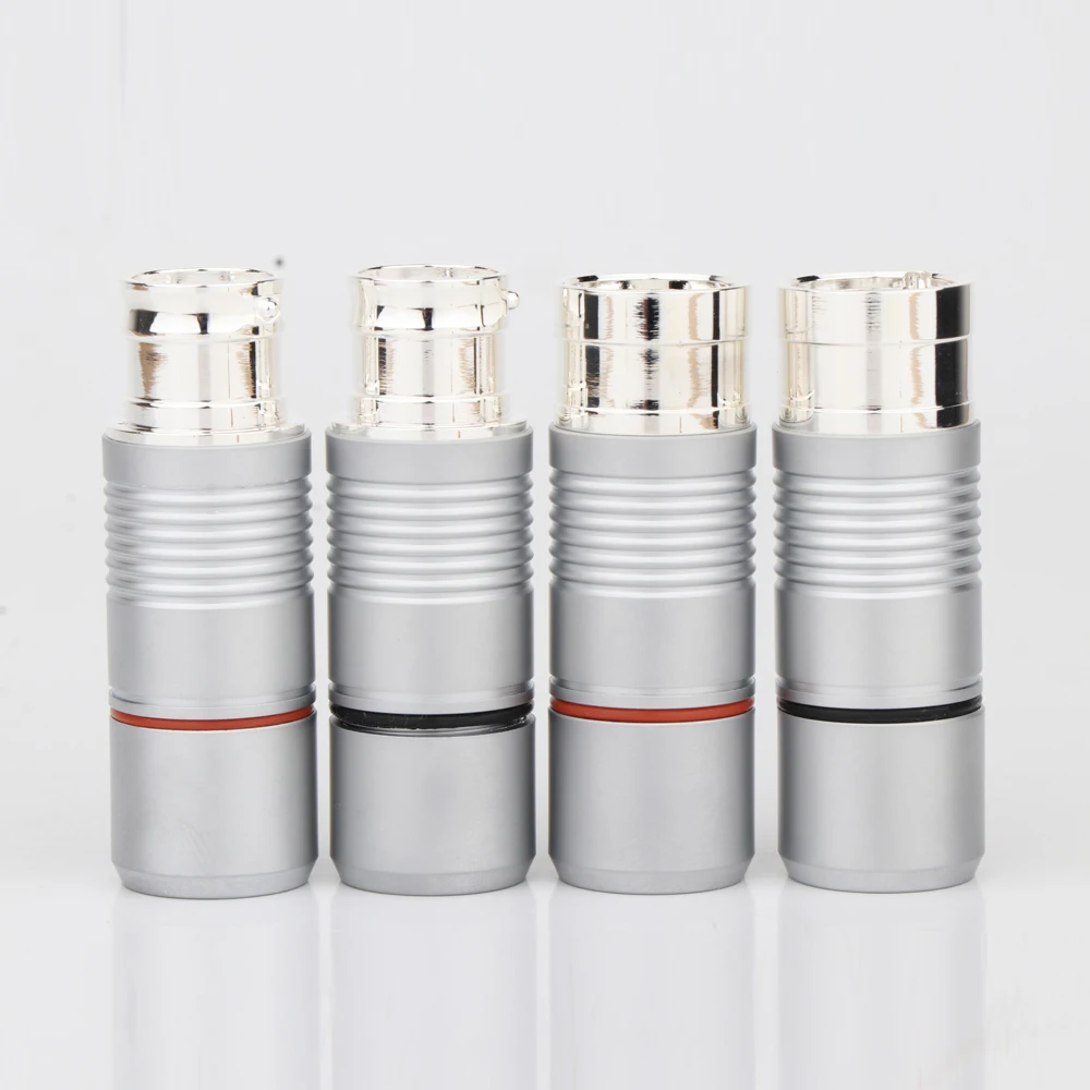 

4pcs VOODOO Silver Plated Beryllium Copper Male Female XLR Connector Audio XLR Balance Plug Connector