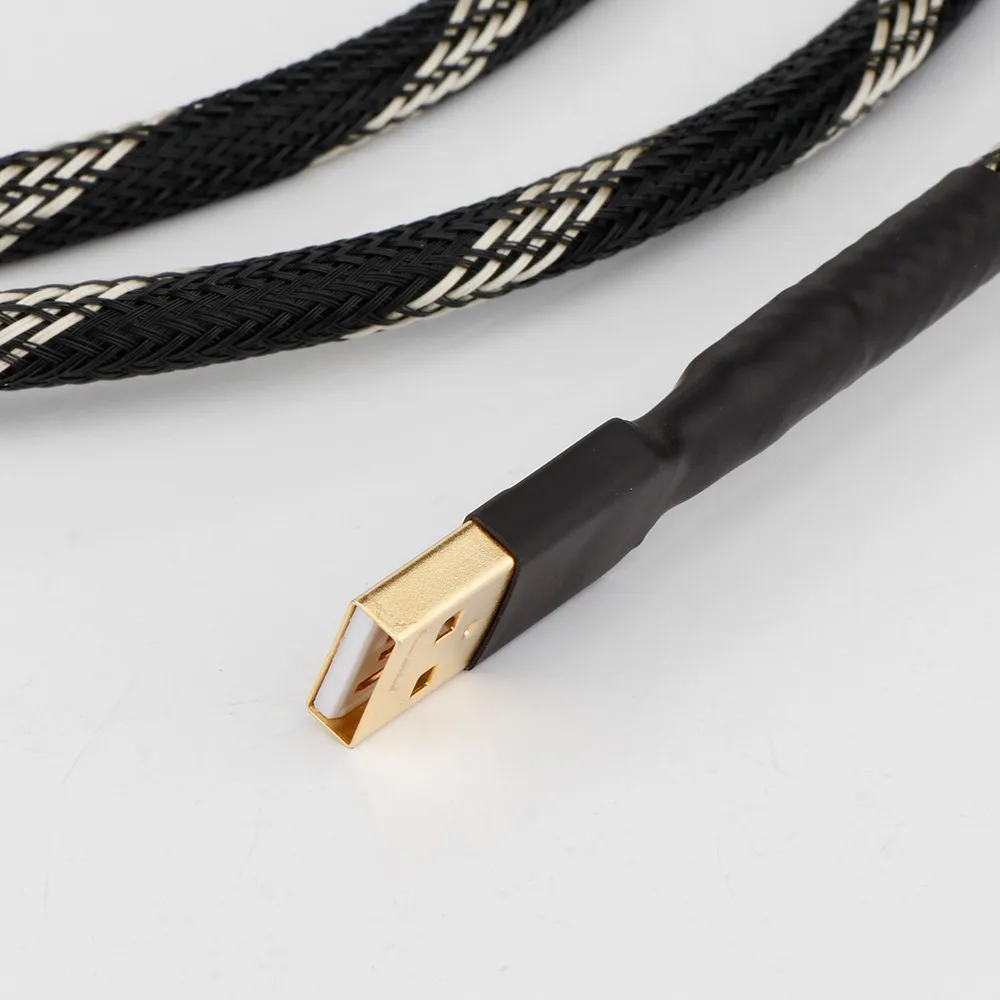 Preffair X401 OFC Koper Hifi Micro USB Kabel USB Type A Naar Micro USB Audio Datakabel Versie 2.0 USB A NAAR B kabel