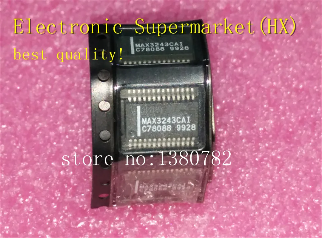 

Free Shipping 10pcs/lots MAX3243CAI-T MAX3243CAI MAX3243 SSOP-28 100%New original IC In stock!