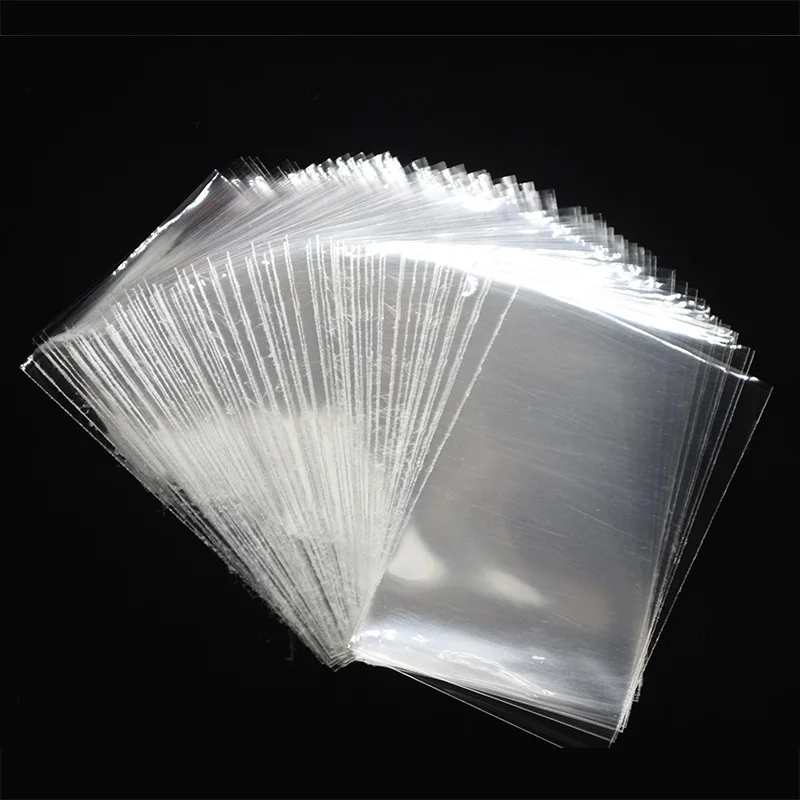 100pcs Transparent gift bags Wedding Birthday Party favors Candies Packing plastic Bags 6x9cm 7x10cm 8x12cm 9x15cm