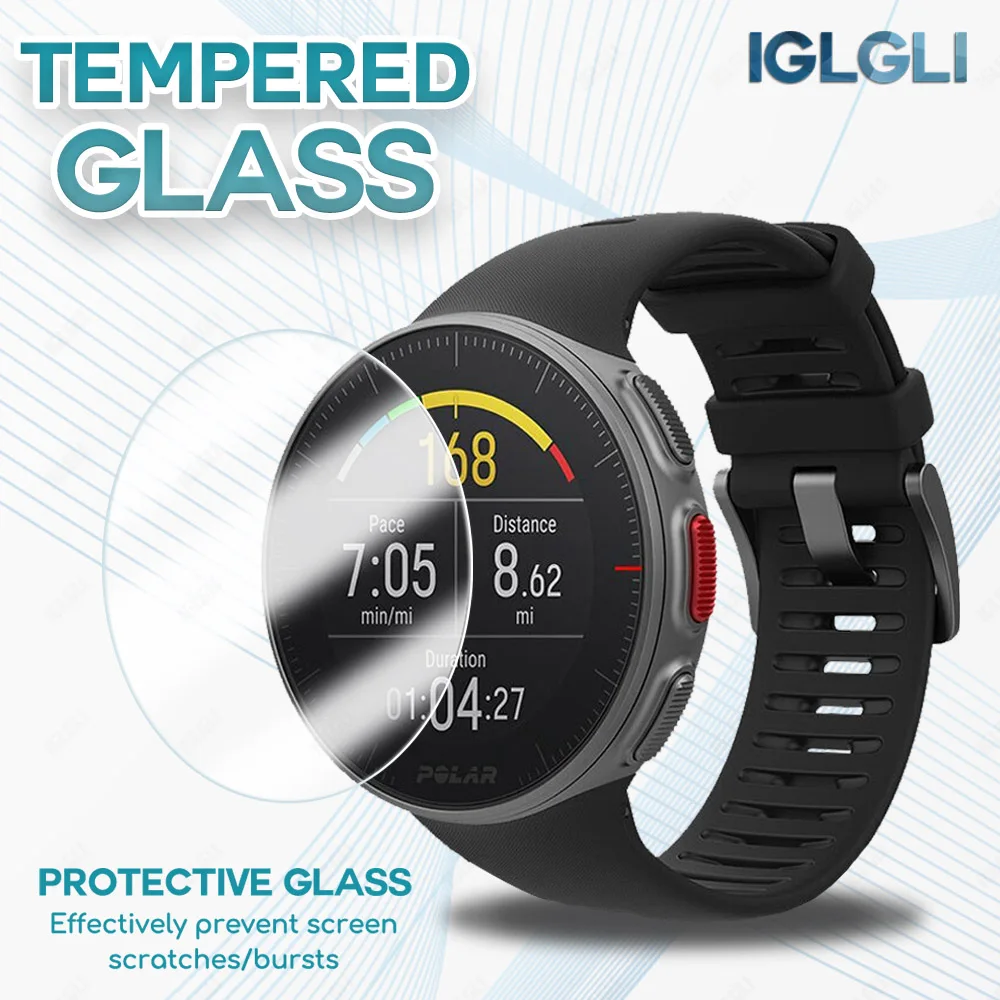 

Tempered Glass Protection Film For Polar Grit X Vantage V M V2 Smart Watch 9H Screen Protector protective Glass Accessories