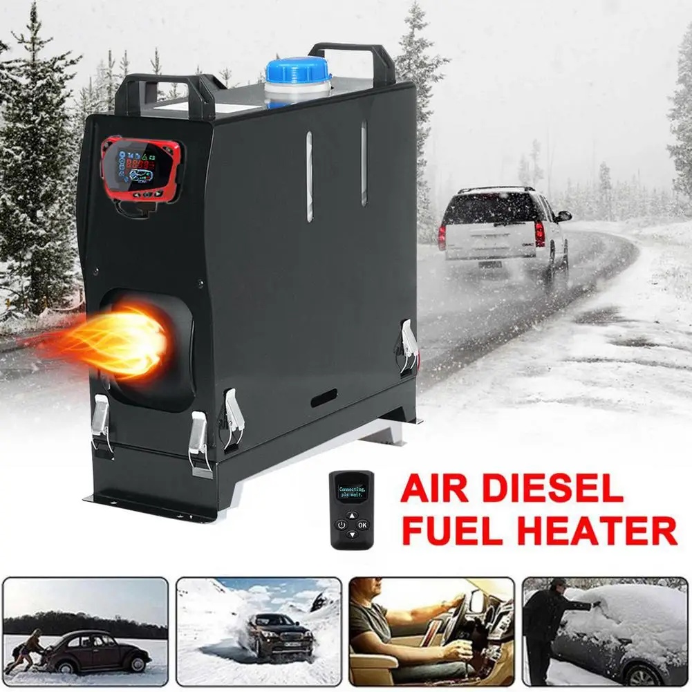 

All in8KW 12V Car Heater Diesels Air Heater Single Hole New LCD Monitor+Remote Parking Warmer For Car Truck Bus Boat RV