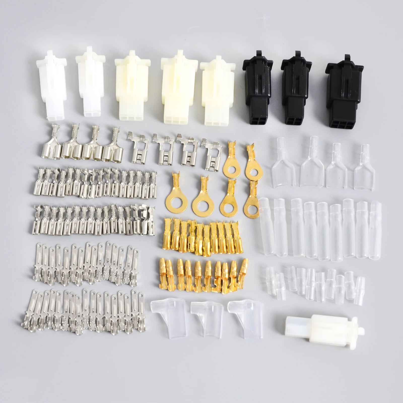 Auto Motorcycle Connector Wiring Loom Male Female Harness Terminal Repair Kit For Yamaha XT125 XT350 XT500 XT600 XT660