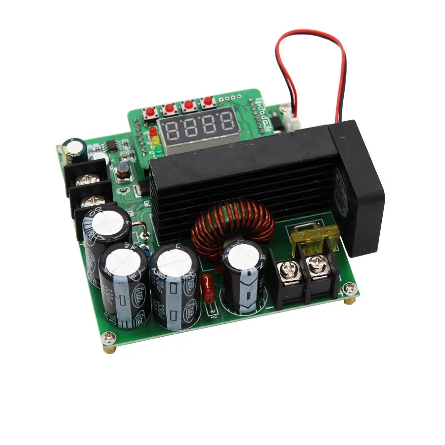 JUNTEK BST900W digital control dc power supply voltage regulator constant current diy boost converter module 0-80V to 10-120V