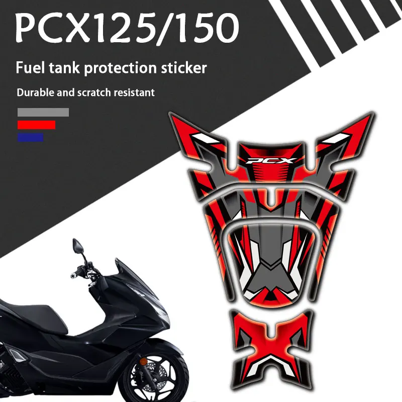 

Motorcycle Accessories Decorative Protector Tank-pad 3D Decal Reflection Sticker For Honda PCX125 PCX150 2018 2019 2020