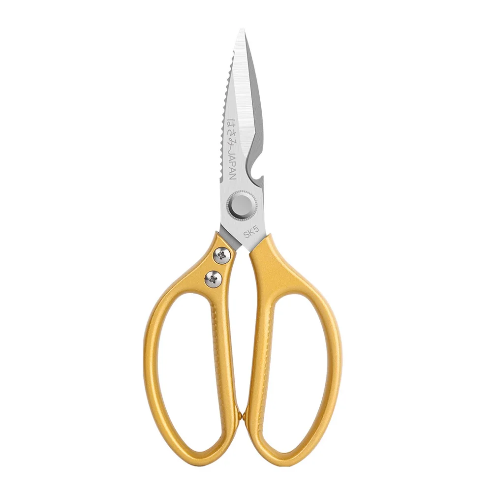 Kitchen Powerful Chicken Bone Scissors Chicken Duck Fish Cutter Shears Stainless Steel Scissors Scale Clean Cook Scissors Knife