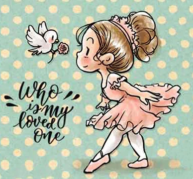 CustomClearDancing Girl Transparent Silicone Rubber Stamp And Metal Die Sheet Cling Scrapbooking DIY Cute Pattern Photo Album