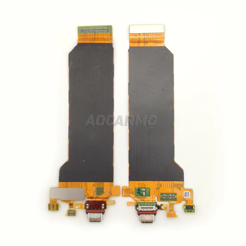 Aocarmo Type-C USB Charger Charging Port Dock Connector Flex Cable For Sony Xperia 5 II/ X5ii SO-52A SOG02