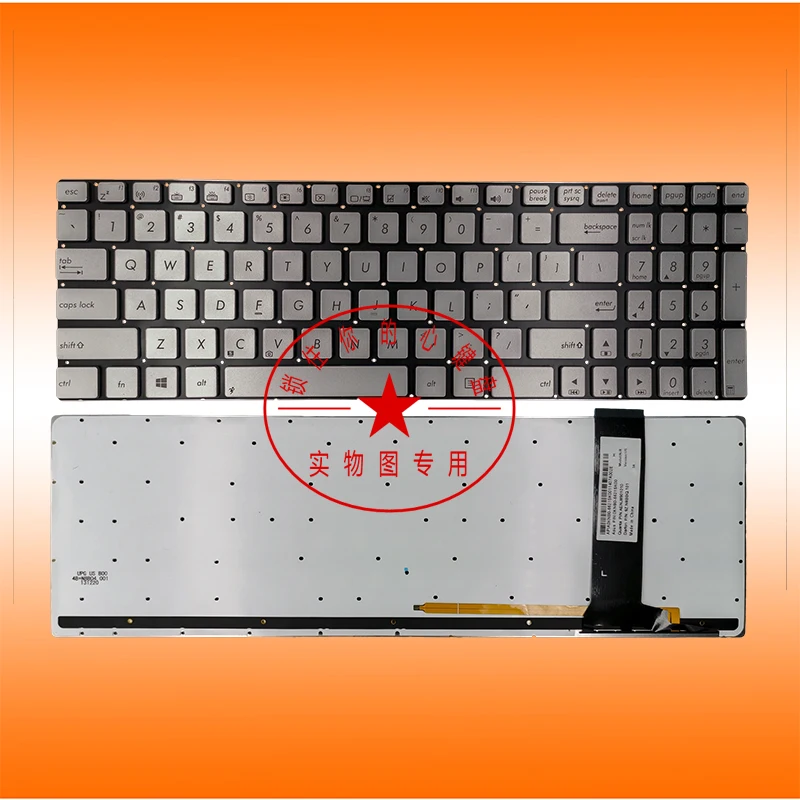 Laptop English Layout Keyboard For Asus N550 N550J N550X N550JV N550JK G550 Q550 N56DP N56VZ N56VM N56 N76S N750/J/JV/G