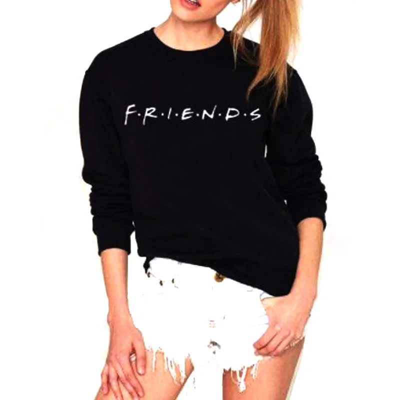 

Harajuku Movie Hoodies Vadim Vsenfo Friends Sweatshirt Women Casual Friends TV Show Sweatshirt 90s Clothing Tumblr Jumper Tops