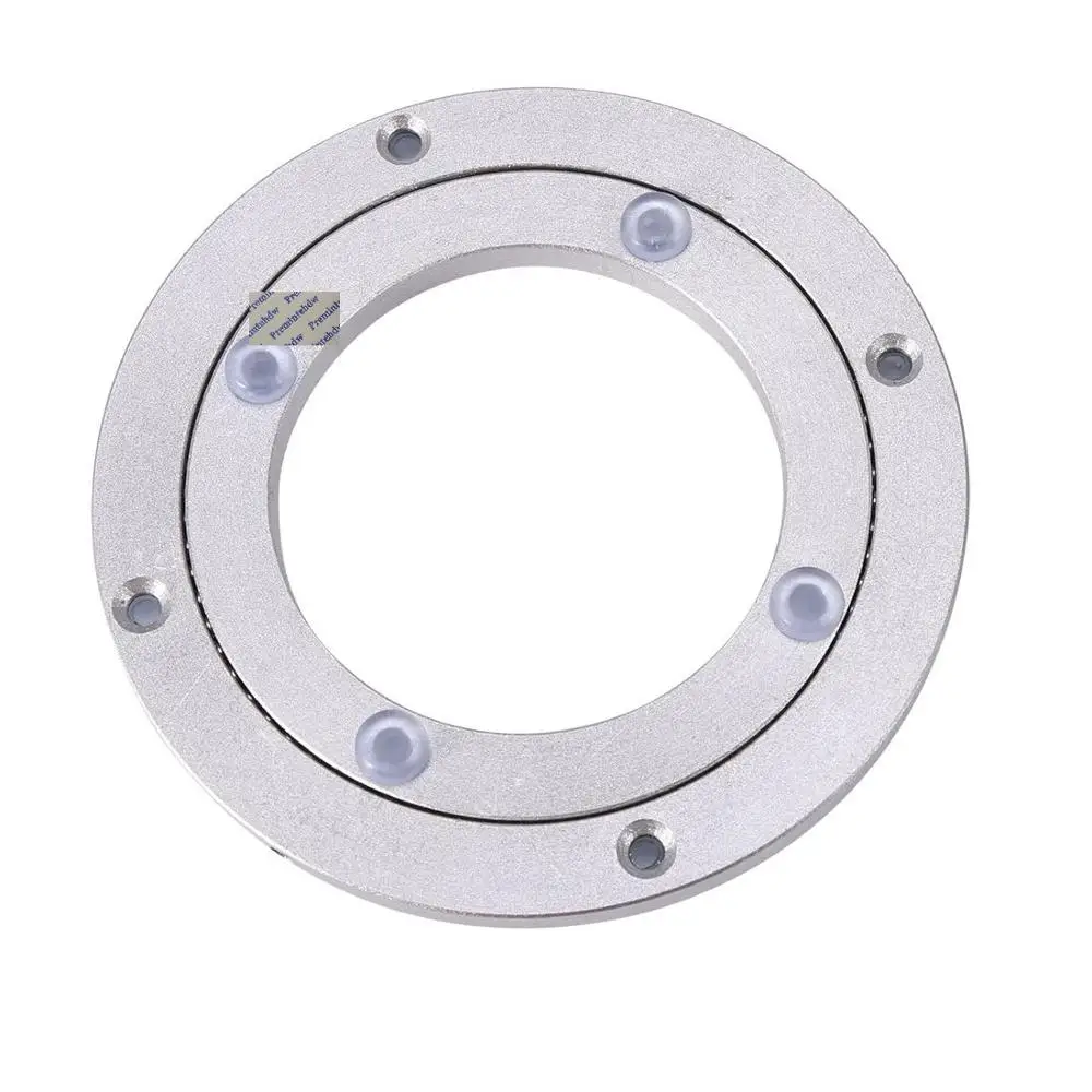 1Pc Aluminum Turntable Ball Bearing Lazy Susan Restaurant Dining Cake Decoration TV  Monitor