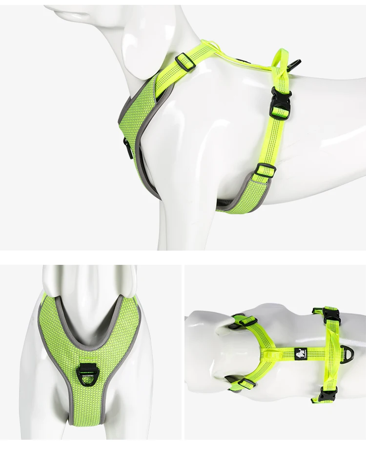 Truelove Pet Reflective Pet Dog Harness Small Medium Large Vest Adjustable with Safety Buckle D-flex Buckle Pet ProductsTLH6071