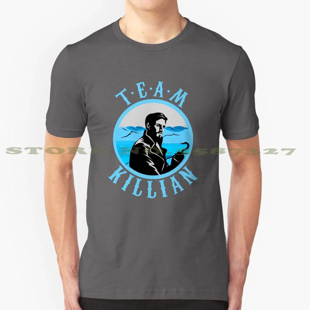 Team Pirate. 100% Cotton T-Shirt Ouat Killian Jones Colin Odonoghue Oncer Once Upon A Time