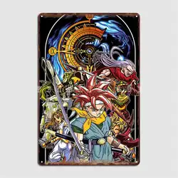 Chrono Trigger Metal Plaque Poster Cinema Living Room Painting Décor Custom Club Bar Tin Sign Poster