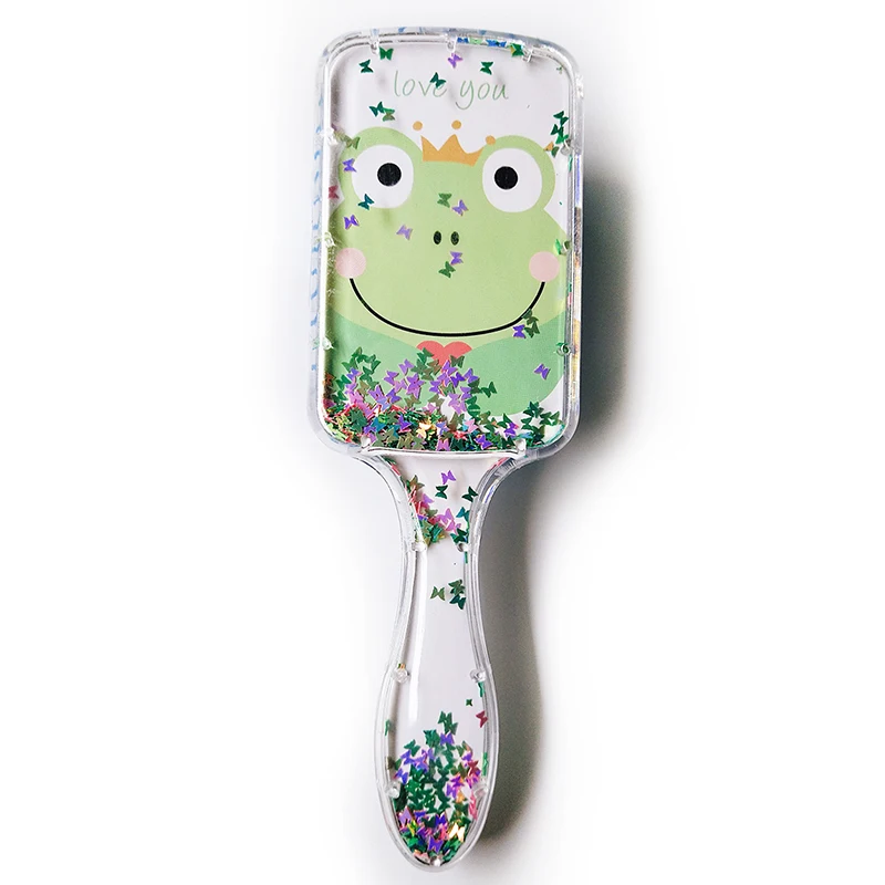 Cute Cartoon Animal Children Foam Panda Anti-static Hair Brush Massage Comb Detangle Hair Brush Salon Hair Styling Tools