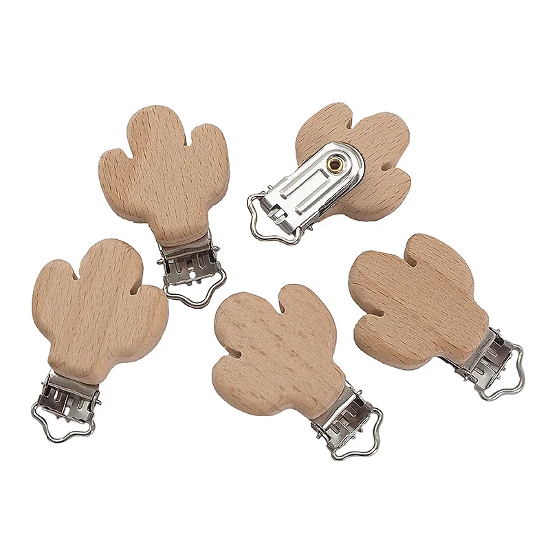 chenkai-50pcs-wooden-heart-pacifier-clips-diy-organic-eco-friendly-nature-baby-pacifier-rattle-teething-grasping-sensory-toy