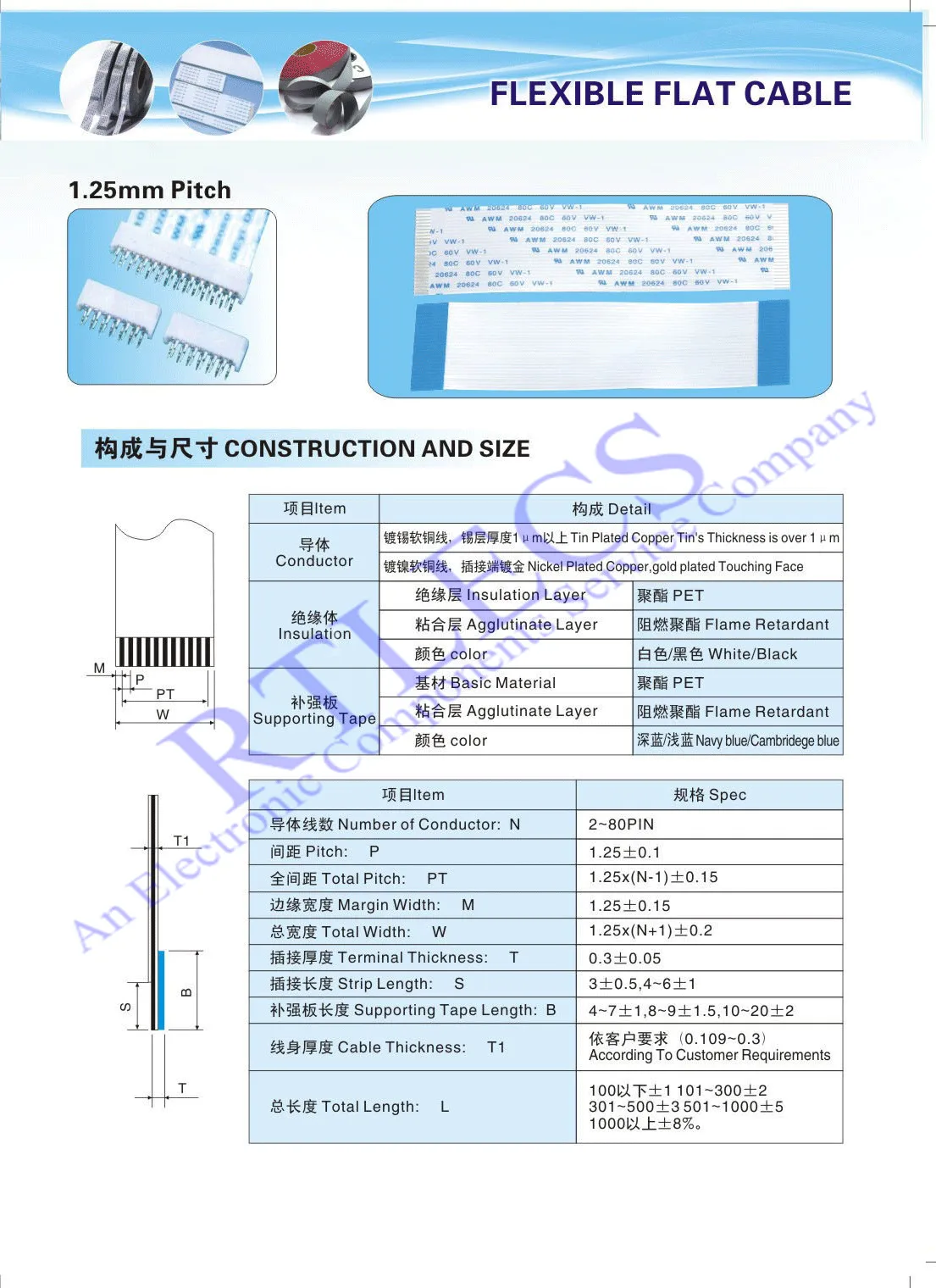 1 Stück FPC FFC Seitlicher Fänger Abgeschirmtes Flexibles Flachkabel 68 PIN 0,5 mm Abstand 150 mm Länge Gleiche Kontaktseite Typ A FH41 FH48 – Detail 7