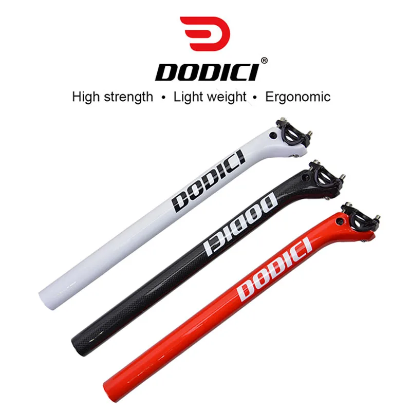 

DODICI Carbon fiber Seatpost 27.2mm 30.8mm 31.6mm Mountain bike Road bike rear floating rod seat tube bicycle Parts 350mm/400mm