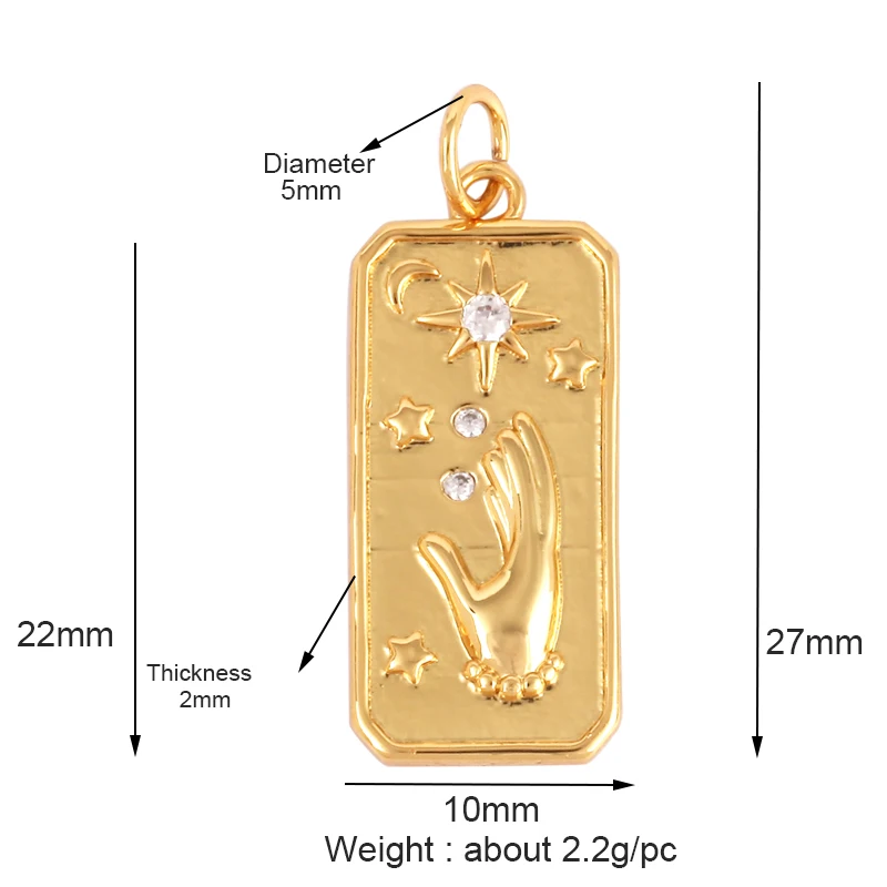 Twin Two Hole Cross Eagle Religious Christine Charm Pendant,Lucky Evil Hamsha Hand DIY Jewelry Accessories  Necklaces Making K08