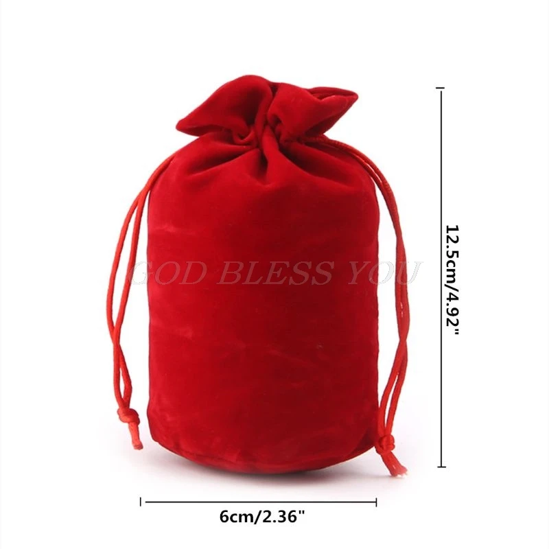 For Dungeons And Dragons Velvet Dice Bag Jewelry Packing Drawstring Bag Board Game Drop Shipping