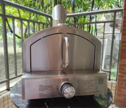 Pretty Gas Stainless Steel Outdoor Pizza Oven, Portable Pizza Grill, Free Shipping