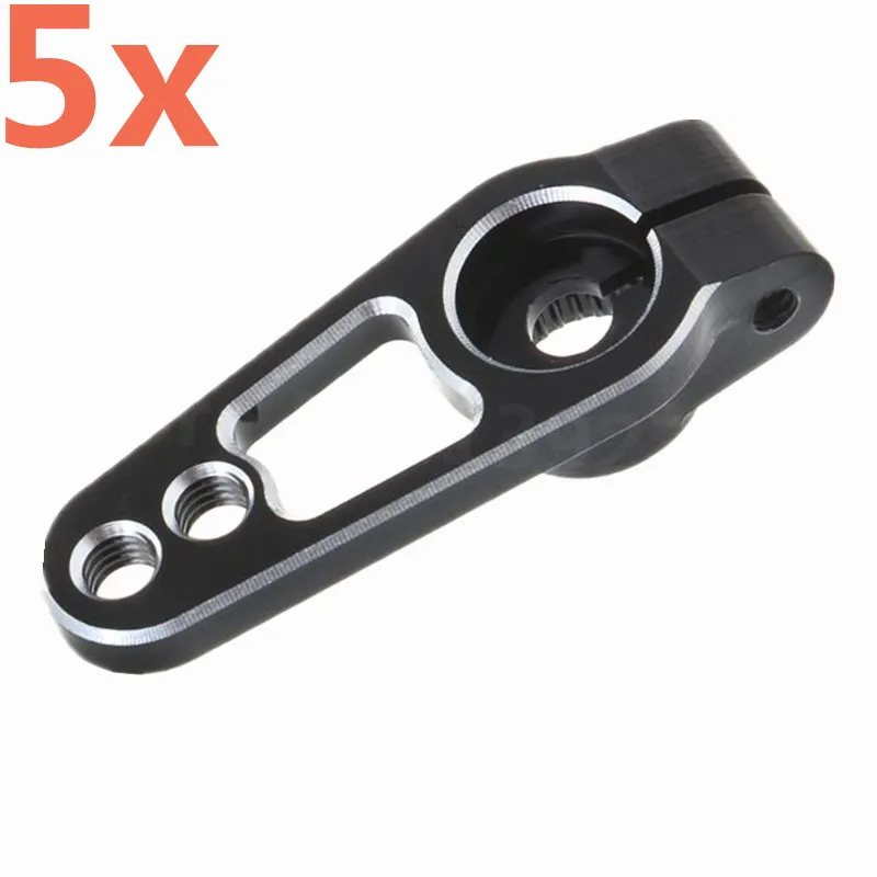 5Pieces Aluminum Alloy 25T Servo Horn Arms 31mm For 1/10 TRX4 Sakura D4 RC Cars Drift Crawler Universal Accessories Parts