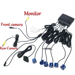 Car Parking Sensors 6 Probes Backlight Front Rear Alarm Parkmaster For navigation DVD Video System
