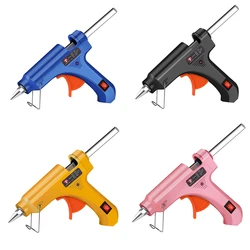 Mini pistola per colla a caldo 40W pistola in Silicone ad alta temperatura, progetti fai da te, riparazioni, creazione artistica, con bastoncini di colla da 1-50 pezzi da 7mm