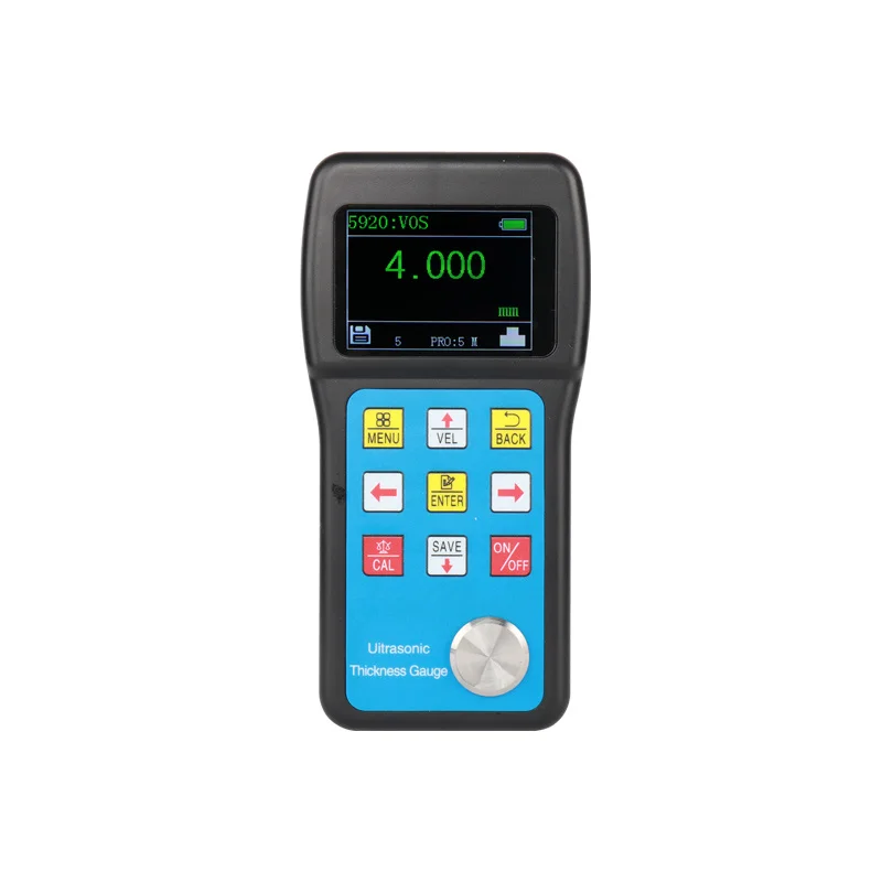 Digital Metal Ultrasonic Thickness Gauge Resolution 0.001mm Professional 0.65~600mm Steel Pipe Plate Glass Thickness Meter