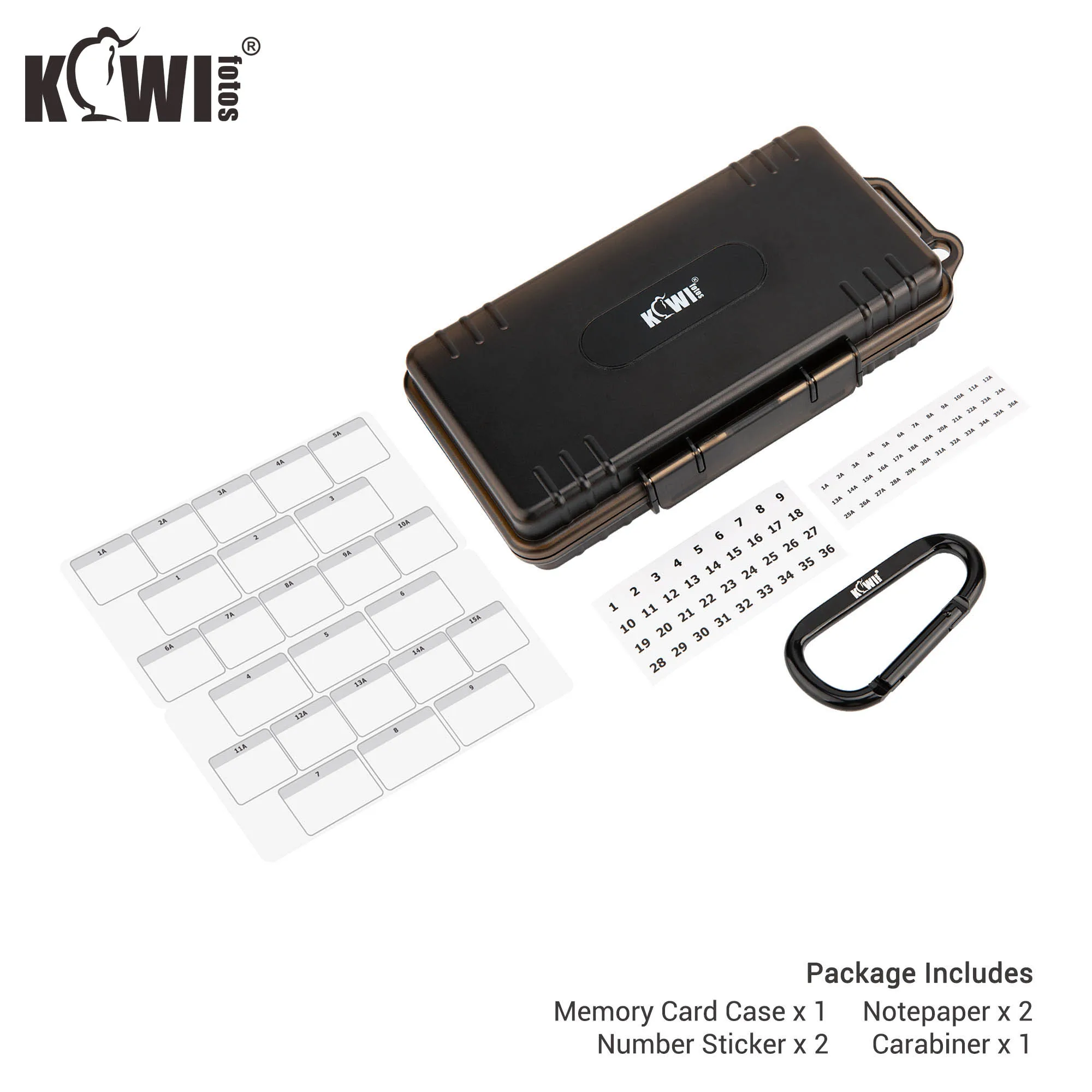 45 Slots Memory Card Case Holder Storage Box for 15 CF / XQD + 30 SD SDXC SDHC / NS / PSV / CF CFexpress Type A Card Organizer