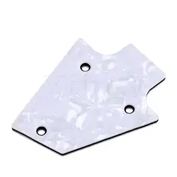 Yibuy White Pearl Guitar Truss Rod Cover Plate