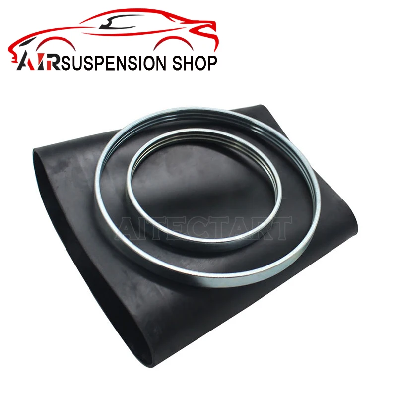 2x Rear Air Sleeve With Rings For Mercedes S CL Class W221 W216 OEM 2213205513 2213205613 Air Suspension Kit Car Accessories