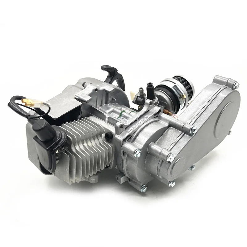 49cc Engine With T8F Gearbox 2 Stroke Gas Motor 44-6 For Mini Pocket Bike Scooter Dirt Bikes ATV Quad Motorized Bicycle
