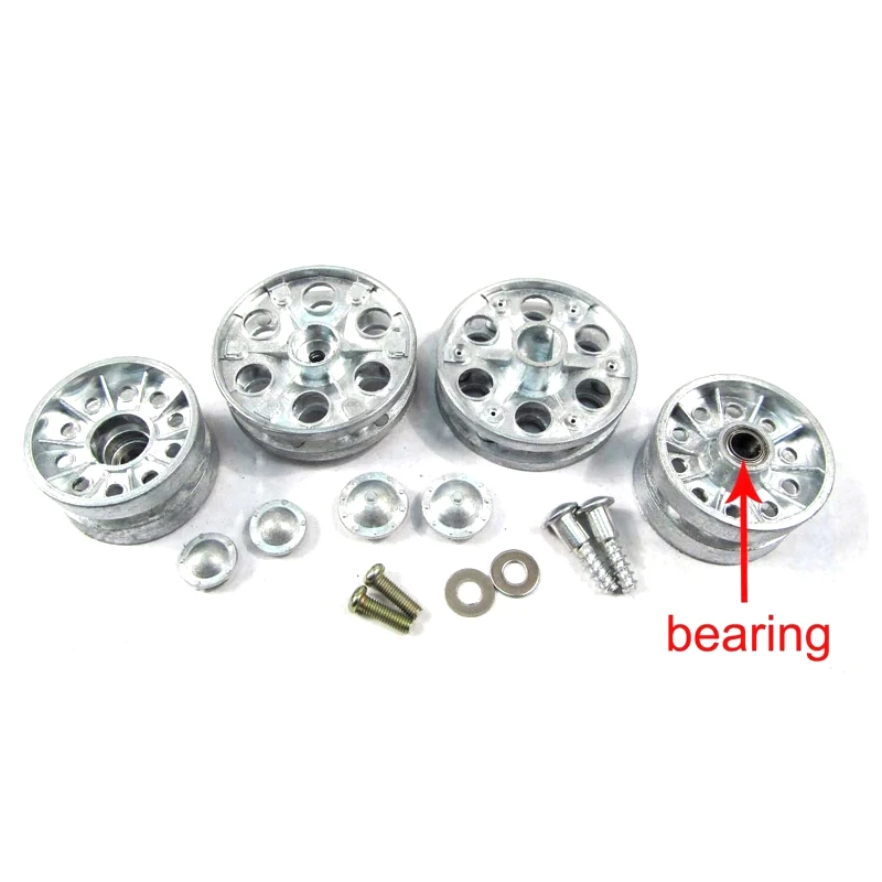 

MATO 1/16 metal sprockets idler wheels with bearing use for Heng Long 3909-1 T-34/85 tank, RC tank metal parts MT158