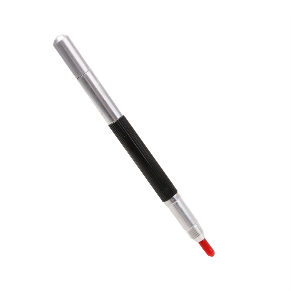 DIYWORK Portable Marking Engraving Tools Alloy Tip Scriber Pen Double-headed Glass Ceramic Marker