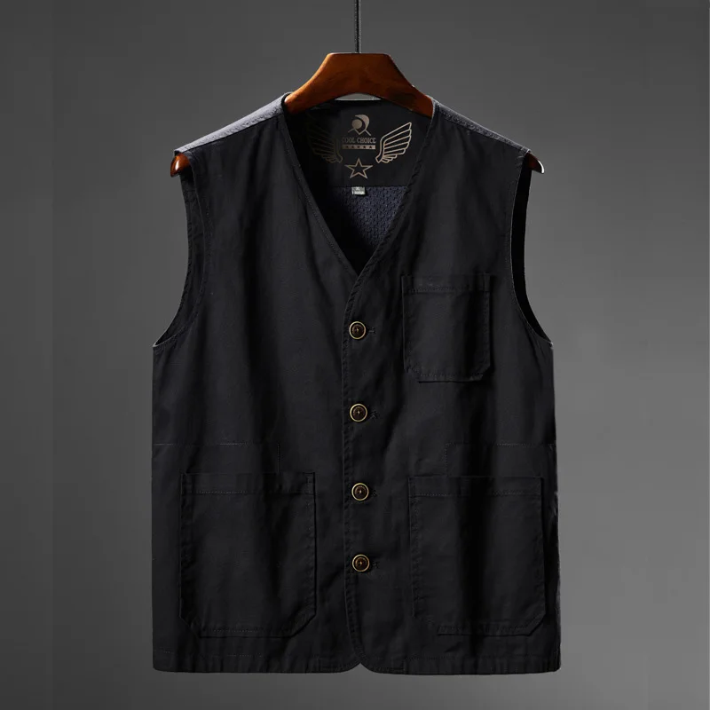 DIMUSI Summer Men\'s Vests Casual Man Army Breathable Mesh Vest Sleeveless Jackets Man Outdoor Fishing Waistcoats Clothing 8XL
