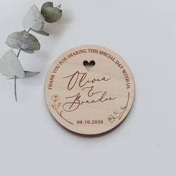 Personalized Wedding Favor Magnet, Wedding favor , Bride Groom Wedding Gift, Save the Date