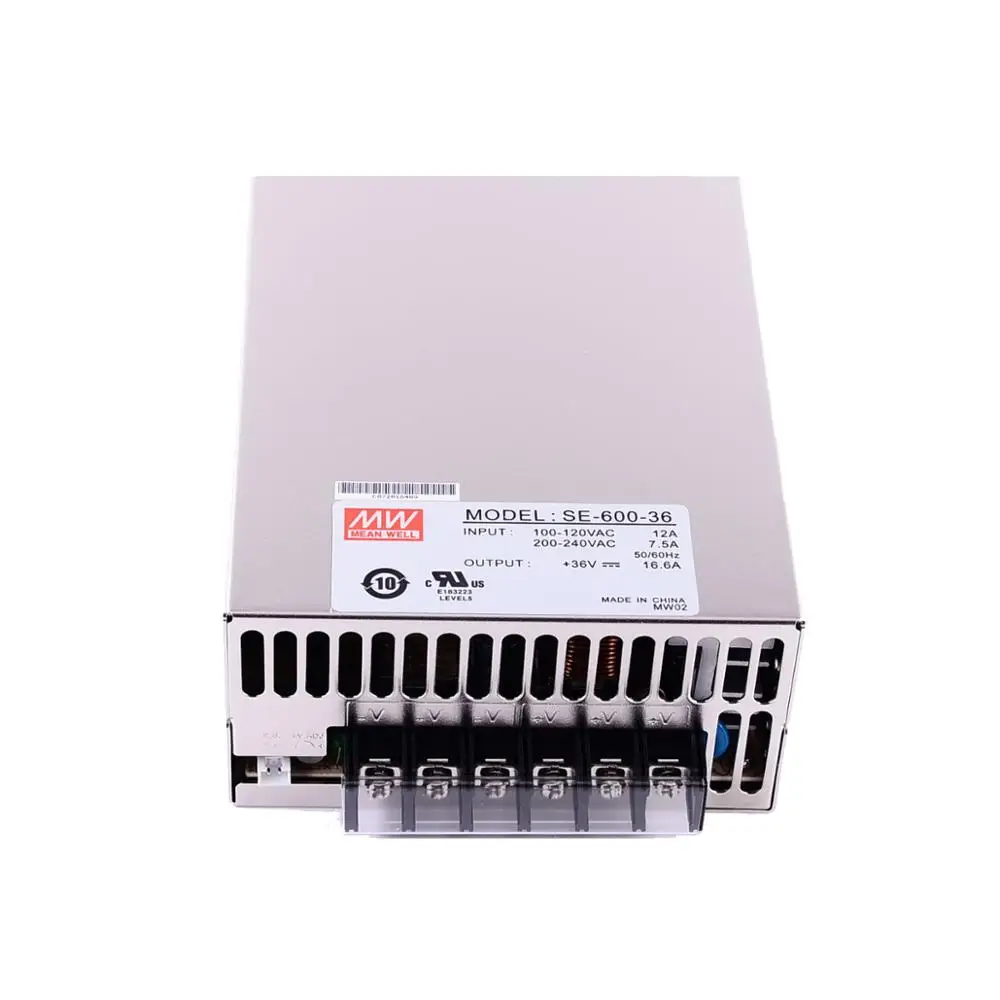 SE-600-36 Mean Well 597.6W/16.6A/36V DC Single Output Power Supply meanwell online store