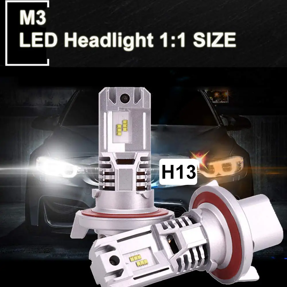 

2Pcs XenonWHITE H4 9003 H7 9012 h8 9005 9006 9012 h10 LED LED Headlight bulbs 6000K Bulbs Car Spot Fog Bulbs 67210CW NEW